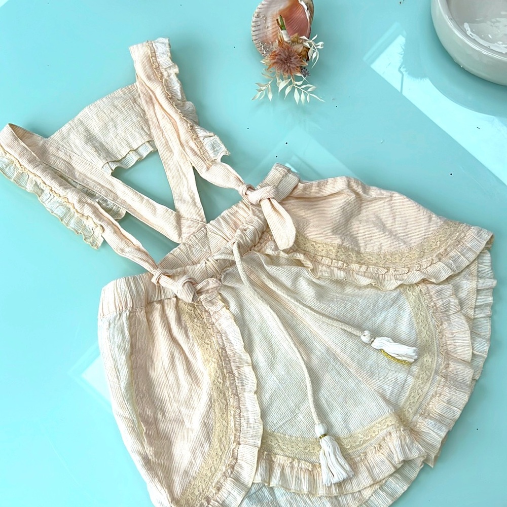 Milapanou Paris Exquisite detail French flower girl communion Easter short all